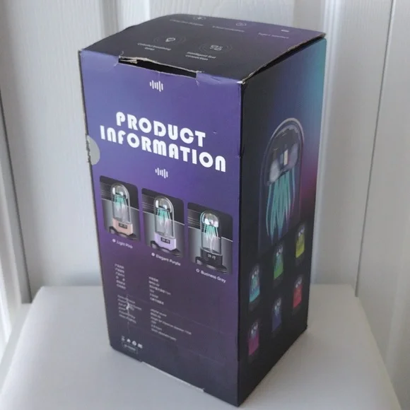 Bluetooth Speaker Mechanical Motion Jellyfish Lights - Picture 10 of 16